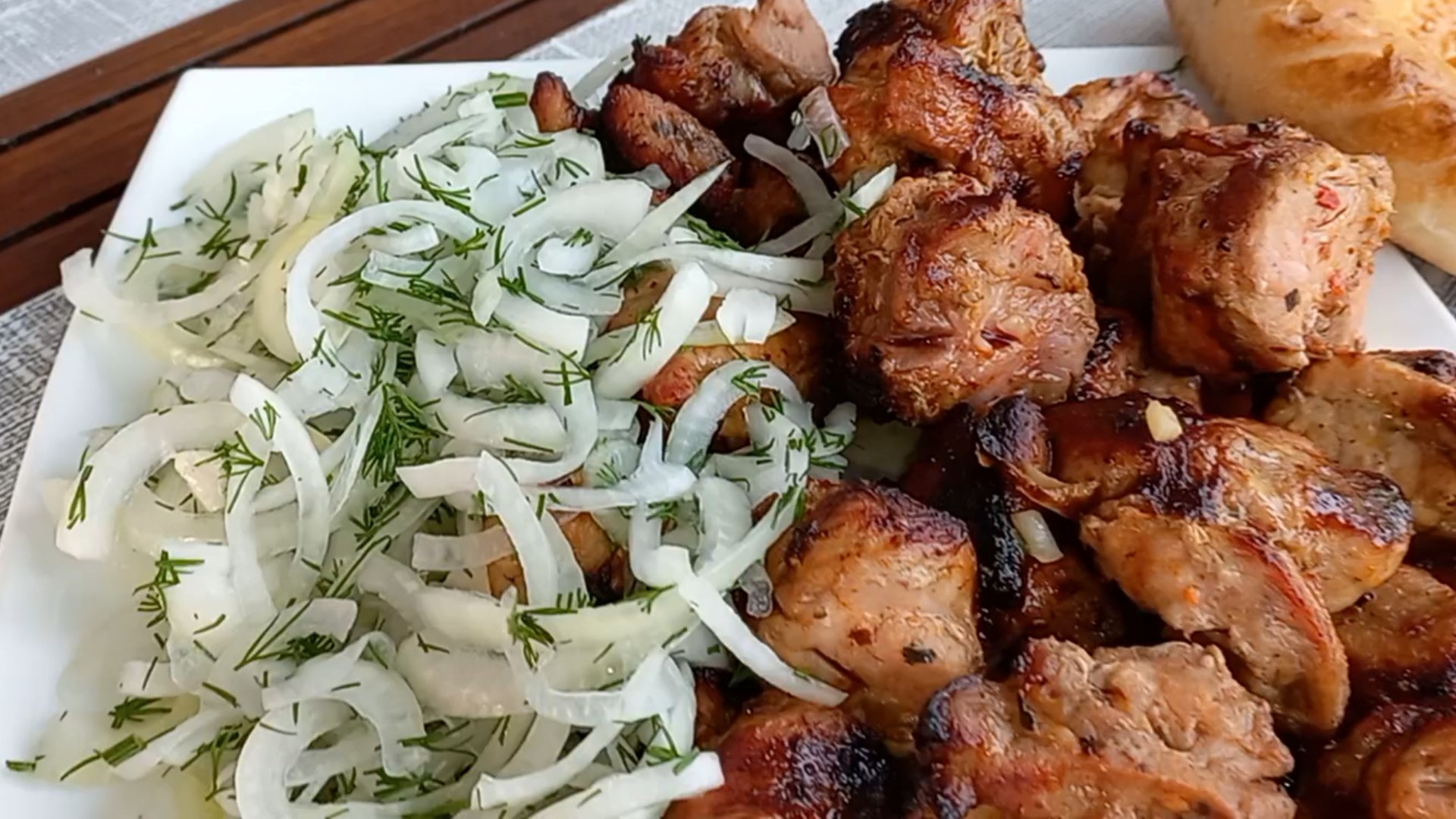 МАРИНОВАННЫЙ ЛУК/ Как вкусно замариновать ЛУК к Шашлыку смотреть онлайн