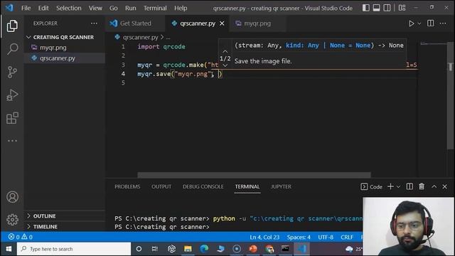 Python Qr Code Generator | Creating QR Code in Python | Python Projects | Simplilearn смотреть онлайн