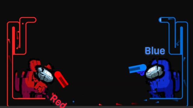 Among Us Wars - Red and Blue battle it out (NEW) | Algodoo Marble Race | Algolab смотреть онлайн