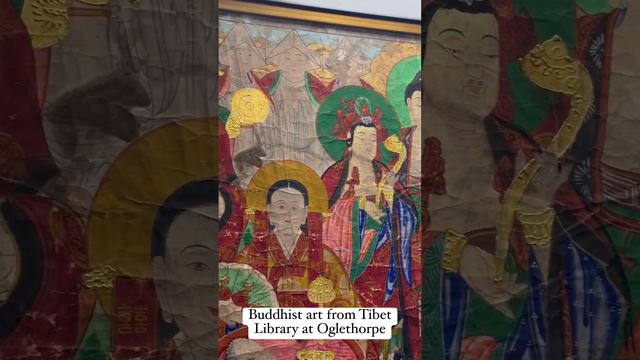 Tibetan Thangka depicting Buddha and different deities #buddhistart #buddha #buddhism #art смотреть онлайн