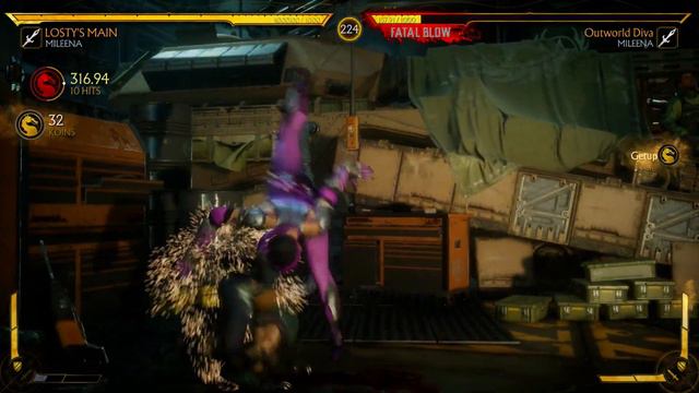 MK11 *MILEENA AS KITANA* KLASSIC TOWER GAMEPLAY!! (ENDING)