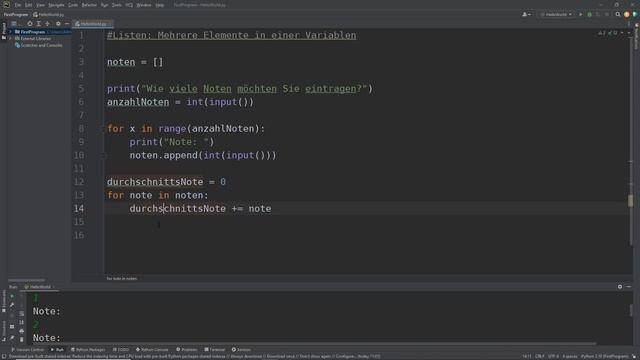 Python Komplettkurs/Tutorial (~4 Stunden) | PERFEKT FÜR ANFÄNGER смотреть онлайн