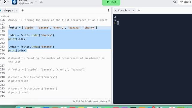 Python Tutorial - 5 Mastering Lists in Python смотреть онлайн