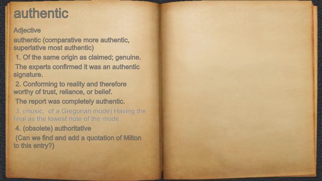 What does authentic mean? смотреть онлайн