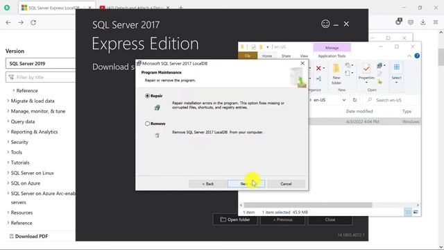 Connect C# with Local Database .mdf file | C# with SQL Server LocalDB | Open mdf file in Urdu Hindi смотреть онлайн