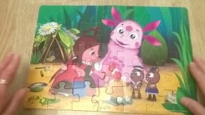 Собираем пазл Лунтик и его друзья.