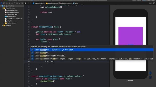 Animate Shapes in SwiftUI смотреть онлайн