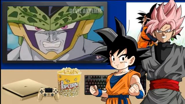 Goku black and goten react to:Perfect cell vs Super ugunda knuckles смотреть онлайн