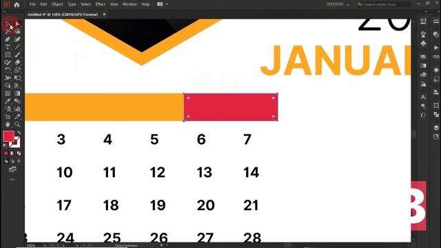 Как Создать Современный Дизайн Календаря в Adobe Illustrator? смотреть онлайн