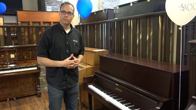 Brigham Introduces our polished Ebony Pearl River Upright Piano смотреть онлайн