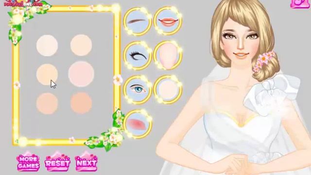 Gorgeous Fashion Bride Dress Up :: Wedding Games For Girls :: Bride Makeup Games смотреть онлайн