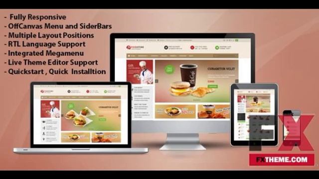 Food Store Responsive Opencart Theme by Levi Jordon смотреть онлайн