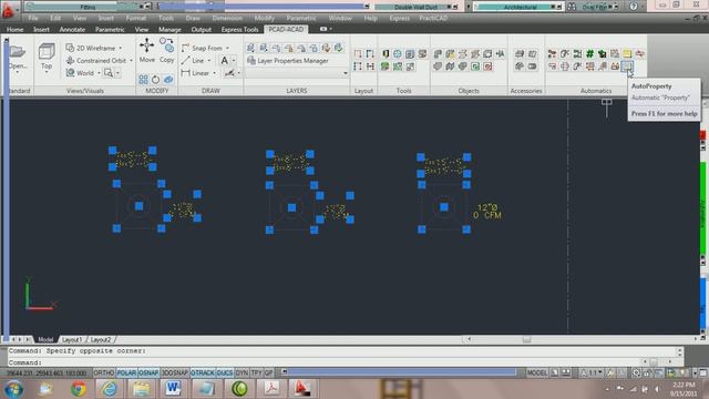 PractiCAD - Exercise - How to Set Elevations for Multiple Objects - AutoProperty смотреть онлайн