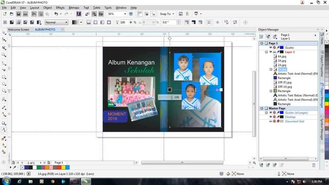 Cara membuat Album photo kenangan di CorelDraw смотреть онлайн