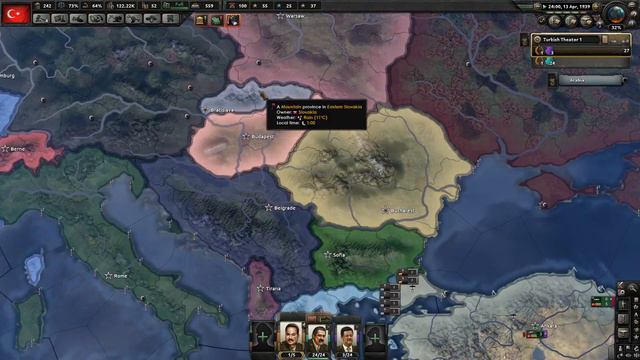 WWII Begins! Hearts of Iron IV: Man the Guns - Ottoman Empire gameplay episode 3 смотреть онлайн