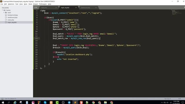 login registration form using php and mysql database смотреть онлайн