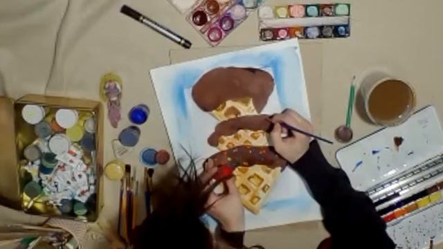 Крутой десерт за 4 минуты (SpeedPaint)