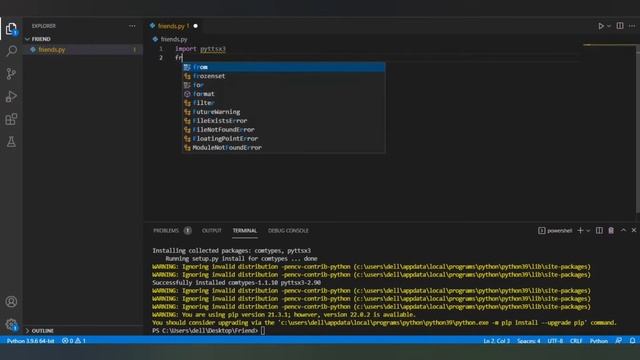 Create A Virtual Talking Friday Using 5 Line Of Python Code | #python #pythonprogramming смотреть онлайн