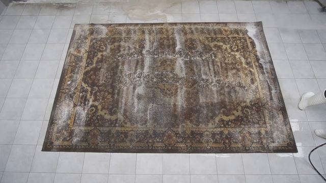 DUŻE ILOŚCI CZARNEJ MAZI Wychodziły Z Tego Dywanu Podczas Prania. Niesamowity Efekt Czyszczenia ???