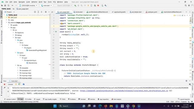 Flutter Google AdMob Ads Integration Steps (Banner, Interstitial, Rewarded) Ads | Source Code смотреть онлайн