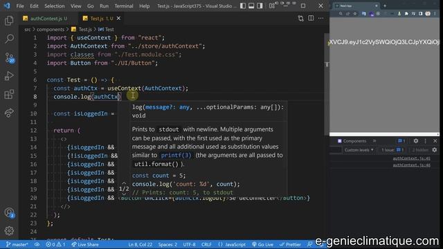 JavaScript375-React.js-Ne pas perdre l'userId après un rechargement de la page-localStorage смотреть онлайн