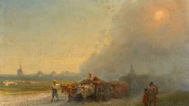 Д.Карташов. Иллюстрации к повести Н.В.Гоголя "Вий".1.Утро в Киеве. смотреть онлайн