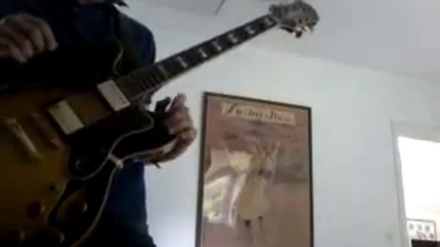 Great rock riffs on an Epiphone Sheraton II смотреть онлайн