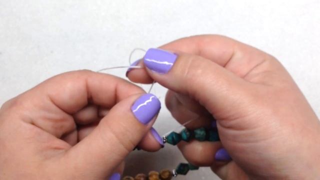 How to Make a Beaded Stretch Bracelet Tutorial, Method #2 смотреть онлайн