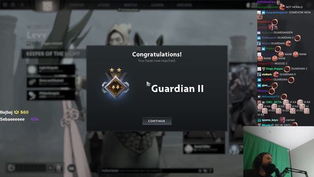 Forsen From Immortal To Guardian II MMR Recalibration