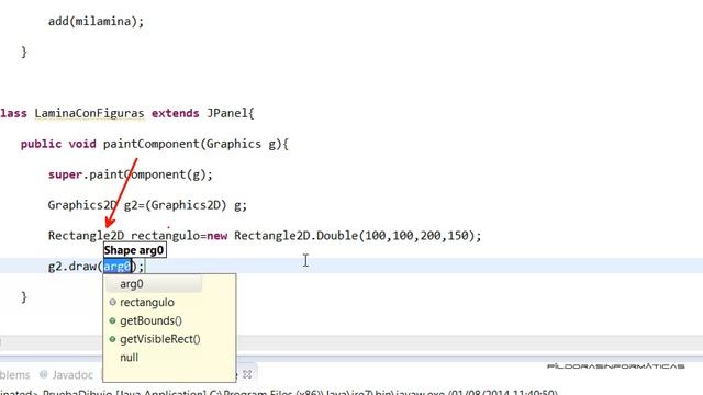 Curso Java Aplicaciones gráficas. Swing VI Dibujando en el Frame II. Vídeo 60 смотреть онлайн