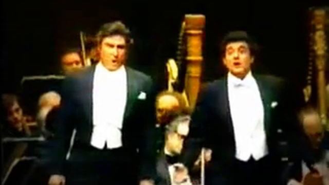 Placido Domingo Sherrill Milnes sing duet Pearl Fishes смотреть онлайн