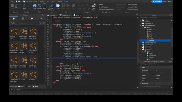 Roblox Studio Bow & Arrow Tutorial смотреть онлайн