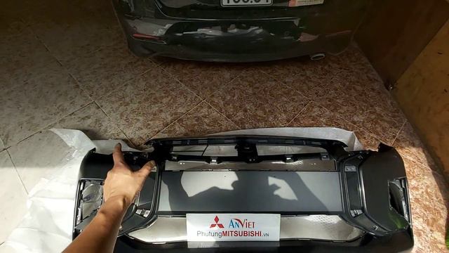 Cản trước, Ba đờ sốc trước xe Mitsubishi Attrage 2020 смотреть онлайн
