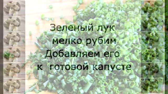 Вэрзэре - молдавские пирожки с капустой смотреть онлайн