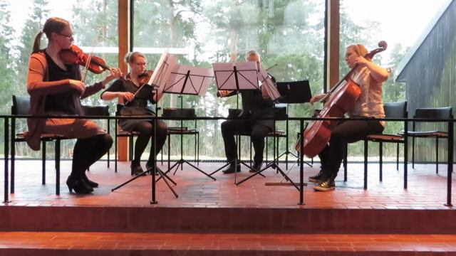 Glass - String Quartet No. 3 "Mishima" Mov. 5, PO string quartet смотреть онлайн