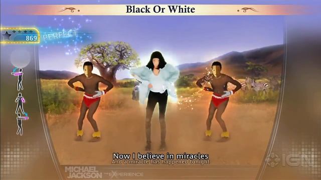 Michael Jackson: The Experience PS3 - Black or White Gameplay смотреть онлайн
