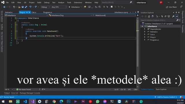 Moștenirea | Tutorial C# смотреть онлайн