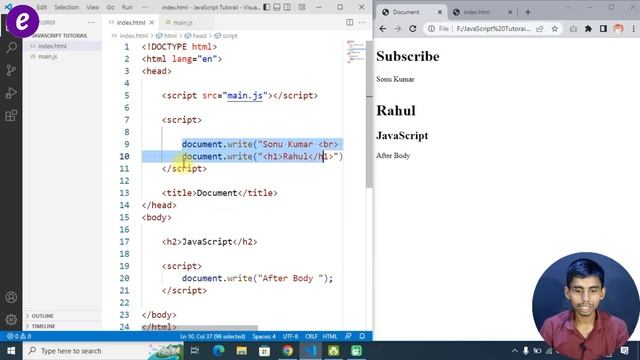 JavaScript Tutorial: Comment in JavaScript | Single Line Comment | Multiline Comment смотреть онлайн