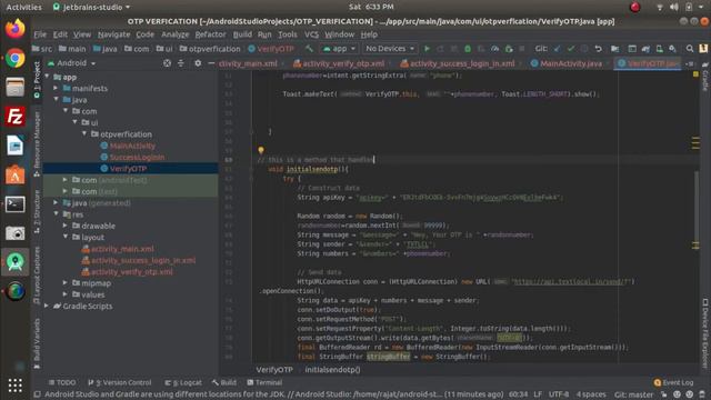 Mobile Number OTP Verification / SMS OTP verification in Android (Source Code link in description) смотреть онлайн