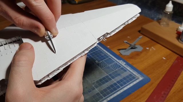 Стройка модели звездного разрушителя 