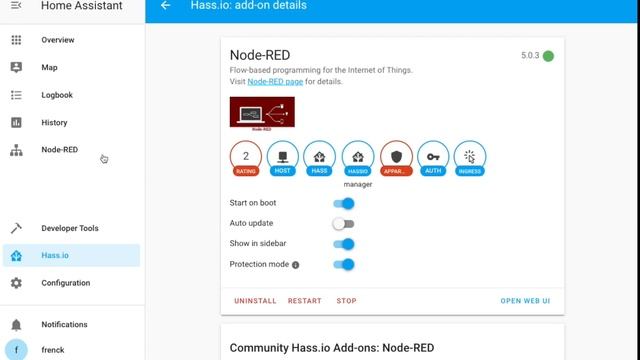 Node-Red on Hass.io смотреть онлайн