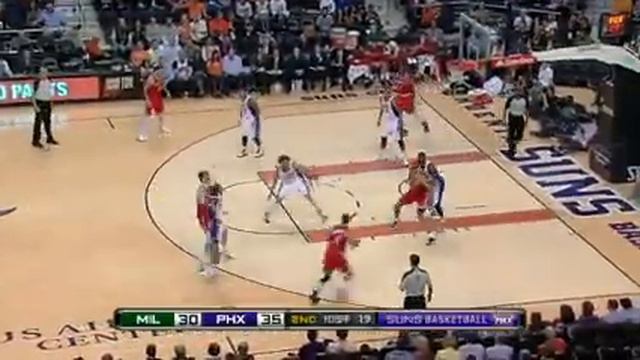 Larry Sanders Follow Dunk - Suns vs. Bucks (08.01.2012) смотреть онлайн