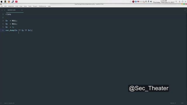 Become A Superman In PHP 5.6 & 7 Basics : #41 NULL Operator смотреть онлайн