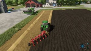 Farming Simulator 22🚩 Elmcreek #01🚩 Новая ферма. Убираю урожай и готовим поля.