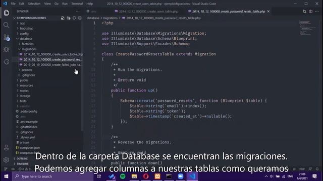 Migraciones y Seeders con Laravel 8 y PhpMyAdmin смотреть онлайн