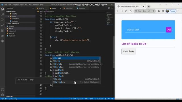 Todo List using HTML CSS & JavaScript | Todo List in JavaScript смотреть онлайн