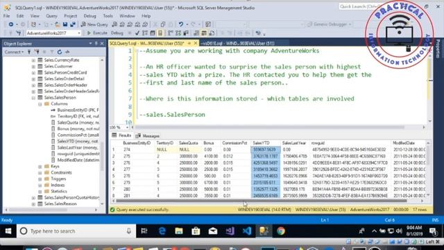 SubQuery tutorial with Sql Server and Adventure works Part I. What is Sub Query and How to use it смотреть онлайн