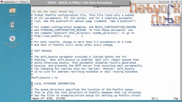 RHCE Training - Postfix Mail Server Configuration смотреть онлайн