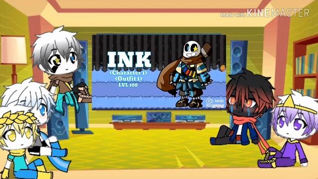 Dream,Ink,Nightmare,Error and Blueberry react to undertale au memes||Gacha life смотреть онлайн