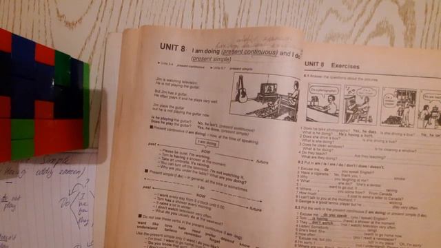 Lesson 8: I am doing (present continuous) and I do (present simple) смотреть онлайн